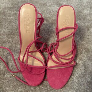 Femme LA lace up heels